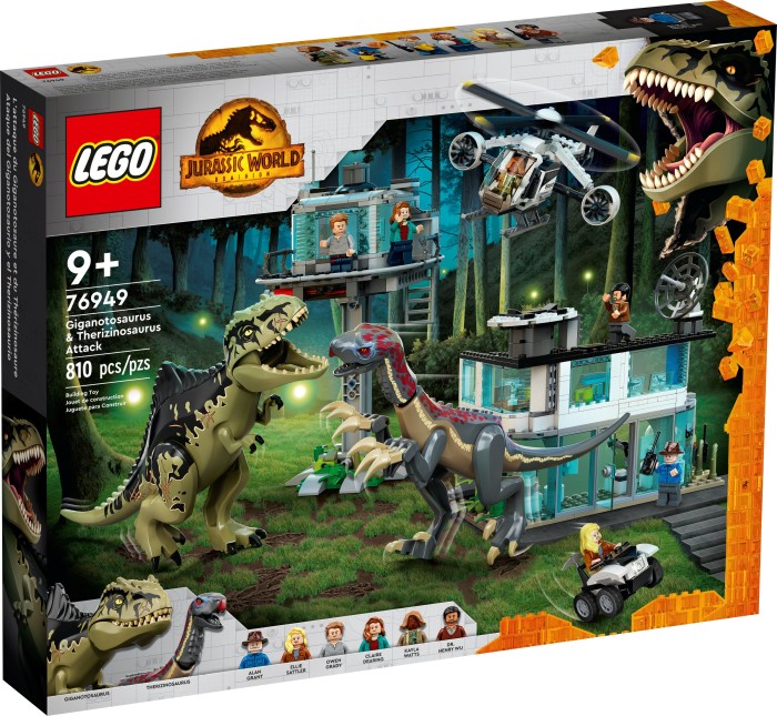 LEGO Jurassic World - Giganotosaurus & Attaque Therizinosaurus (76949)