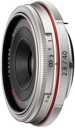 Pentax HD DA 40 mm 2,8 Limited argent (21400)