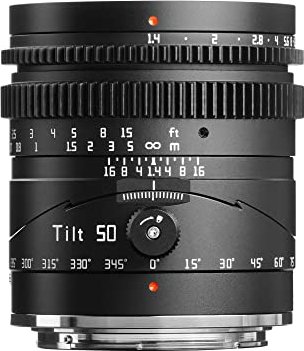 TTArtisan 50mm 1.4 Tilt pour Fujifilm X