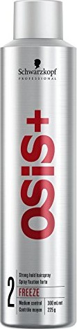 Schwarzkopf Osis+ Finish Freeze 3 Strong Hold Laque pour cheveux, 300 ml