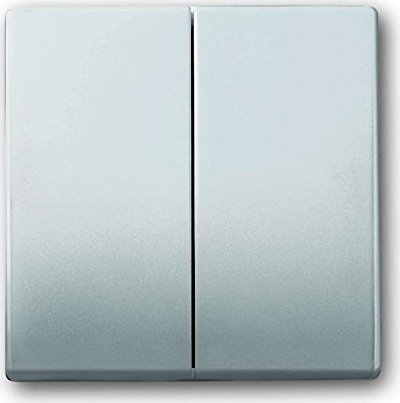 Busch-Jaeger Pur bascule en acier inoxydable, acier inoxydable (1785-866)