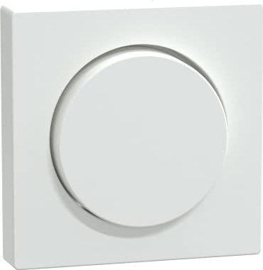 Merten System M Plaque centrale avec bouton rotatif, blanc actif brillant (MEG5250-0325)