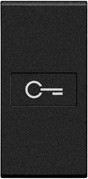 Bticino LivingLight Clé à bascule axiale 1 module, anthracite (L4916F)
