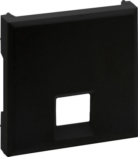 Couvercle Legrand Niloe Step RJ11/RJ45, noir (864542)