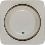 Legrand Creo Couvercle Variateur rotatif avec bouton rotatif lumineux, blanc amande (776060)