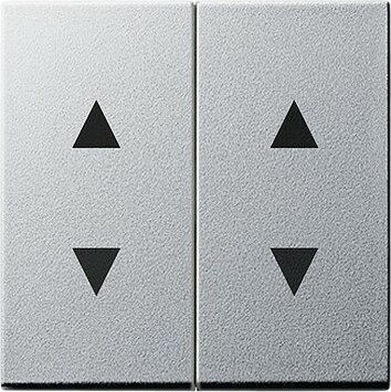 Gira System 55 bascule 2 vitesses, alu (1150 26)