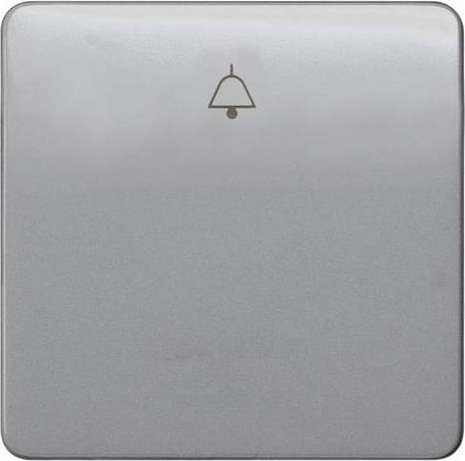 Siemens DELTA Profil Bascule avec Symbole Cloche pour Bouton, Argent (5TG7927)
