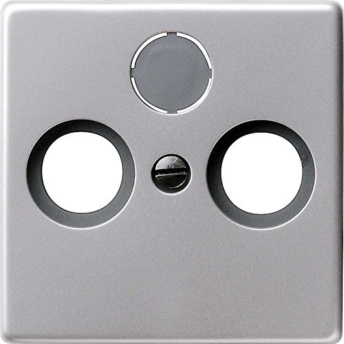 Gira System 55 Couvercle pour prise antenne coaxiale, blanc pur brillant (0869 03)