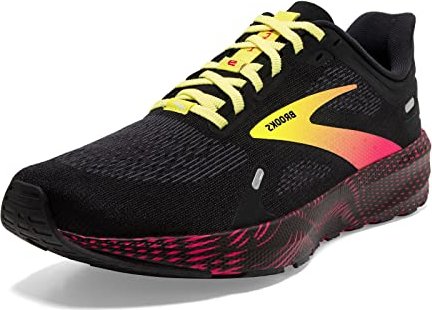 Brooks Launch 9 noir/rose/jaune (homme) (110386-016)