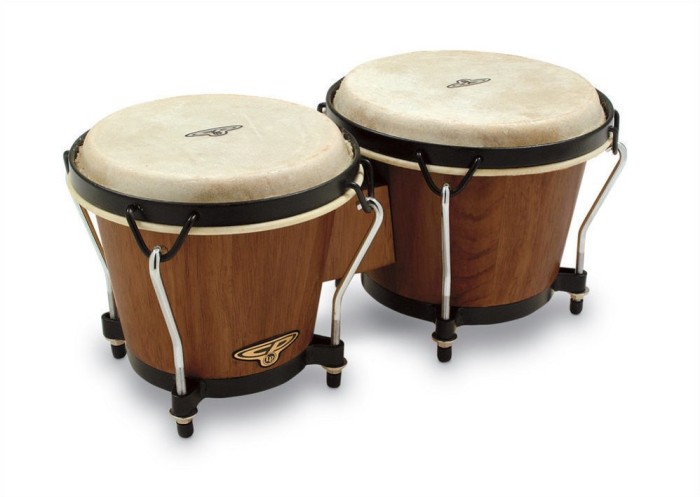 Bongos traditionnels LP CP bois foncé (CP221-DW)