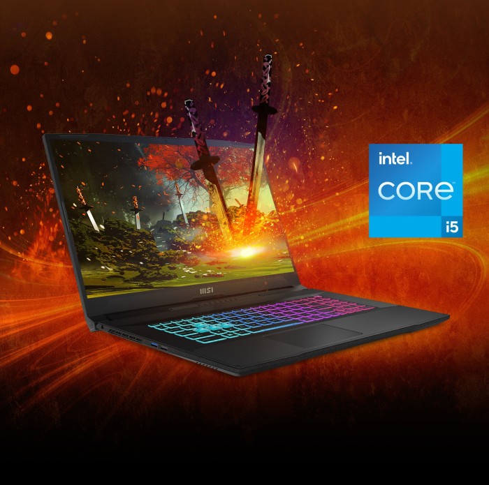 MSI Katana 15 B12VGK-091, Core Noir, Core i7-12650H, 16 Go RAM, SSD 512 Go, GeForce RTX 4070, DE (001585-091)