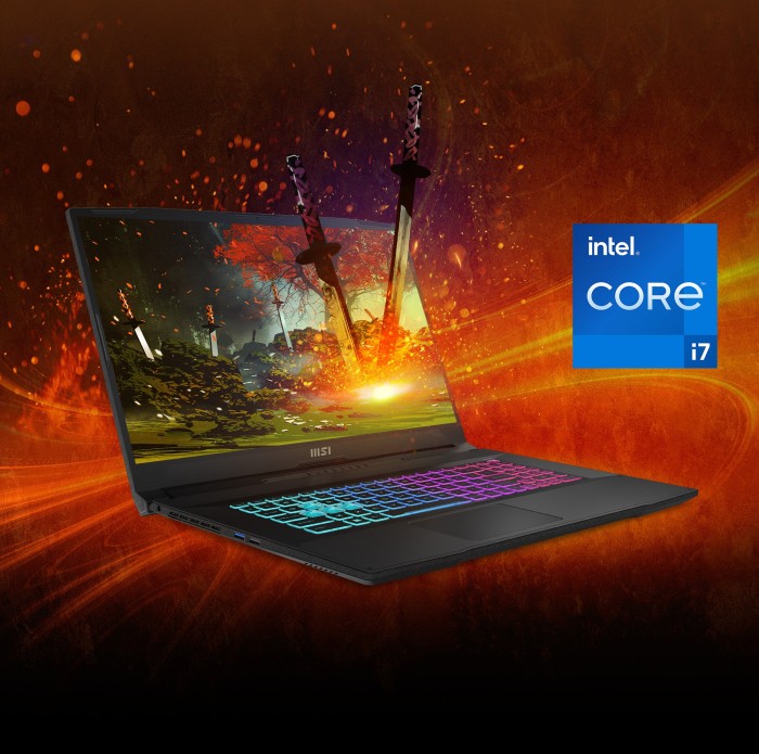 MSI Katana 15 B12VGK-091, Core Noir, Core i7-12650H, 16 Go RAM, SSD 512 Go, GeForce RTX 4070, DE (001585-091)