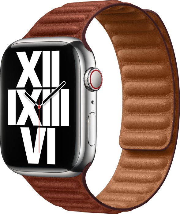 Apple Bracelet en Cuir avec Embout M/L pour Apple Watch 45mm Umbra (MP863ZM/A)