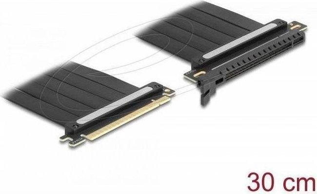 Carte DeLOCK Riser, droite, PCIe 4.0, 300 mm (81508)