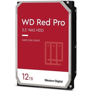 Western Digital WD Red Pro 12 To, 24/7, 512 e / 3,5" / SATA 6 Go/s (WD122KFBX)