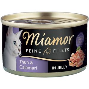 Finner Miamor Filets Fins Thon et Calamars, 100g