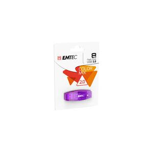Emtec C410 Color Mix 8 Go, USB-A 2.0 (ECMMD8GC410)
