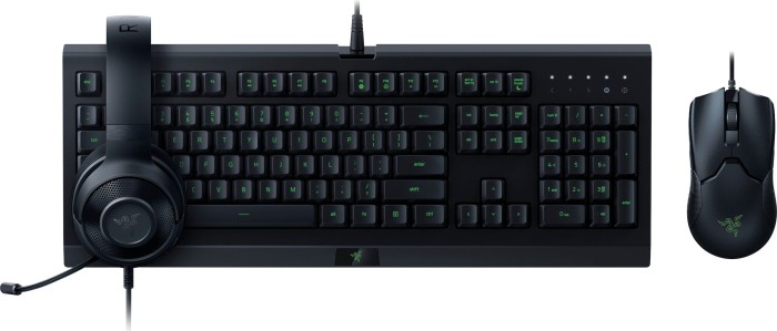 Ensemble de jeu Razer Power Up Bundle, clavier Cynosa Lite, souris Viper, casque Kraken X Lite, USB, DE (RZ85-02740400-B3G1)