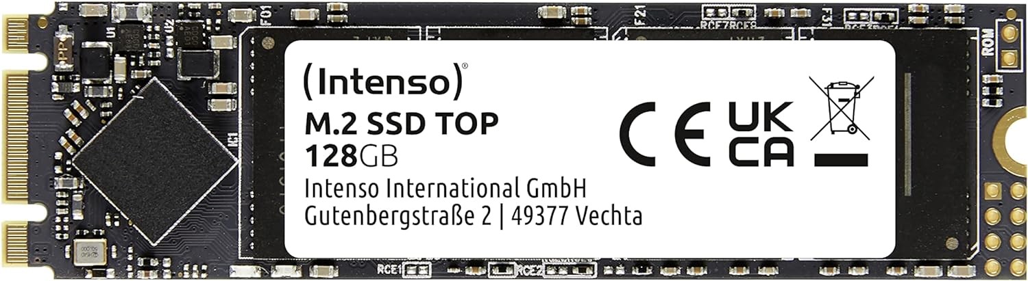 Intenso Top Performance SSD 128 Go, M.2 2280 / Clé B-M / SATA 6 Go/s (3832430)