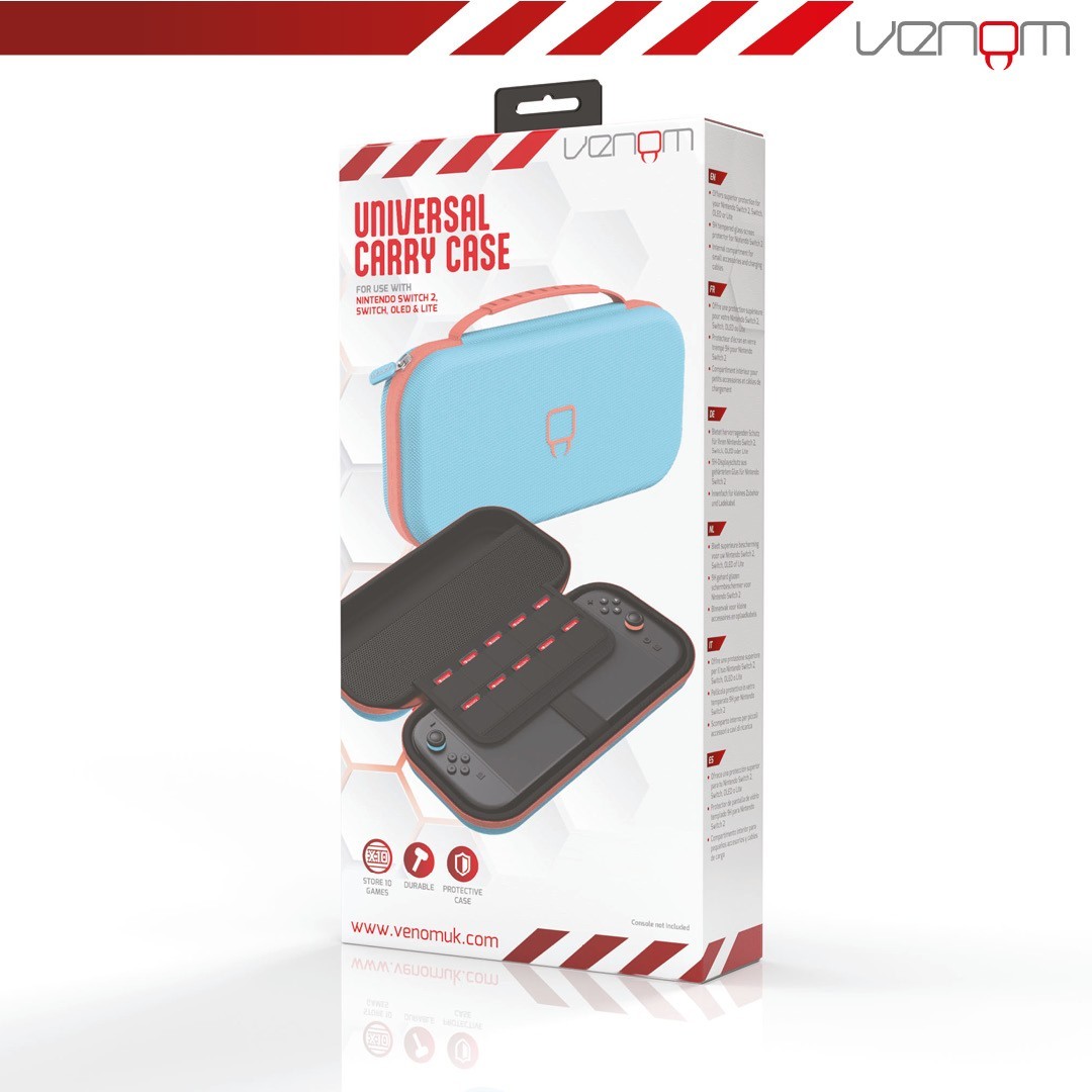 Venom Universal Carry Case bleu/rouge (Switch 2) (VS4955)