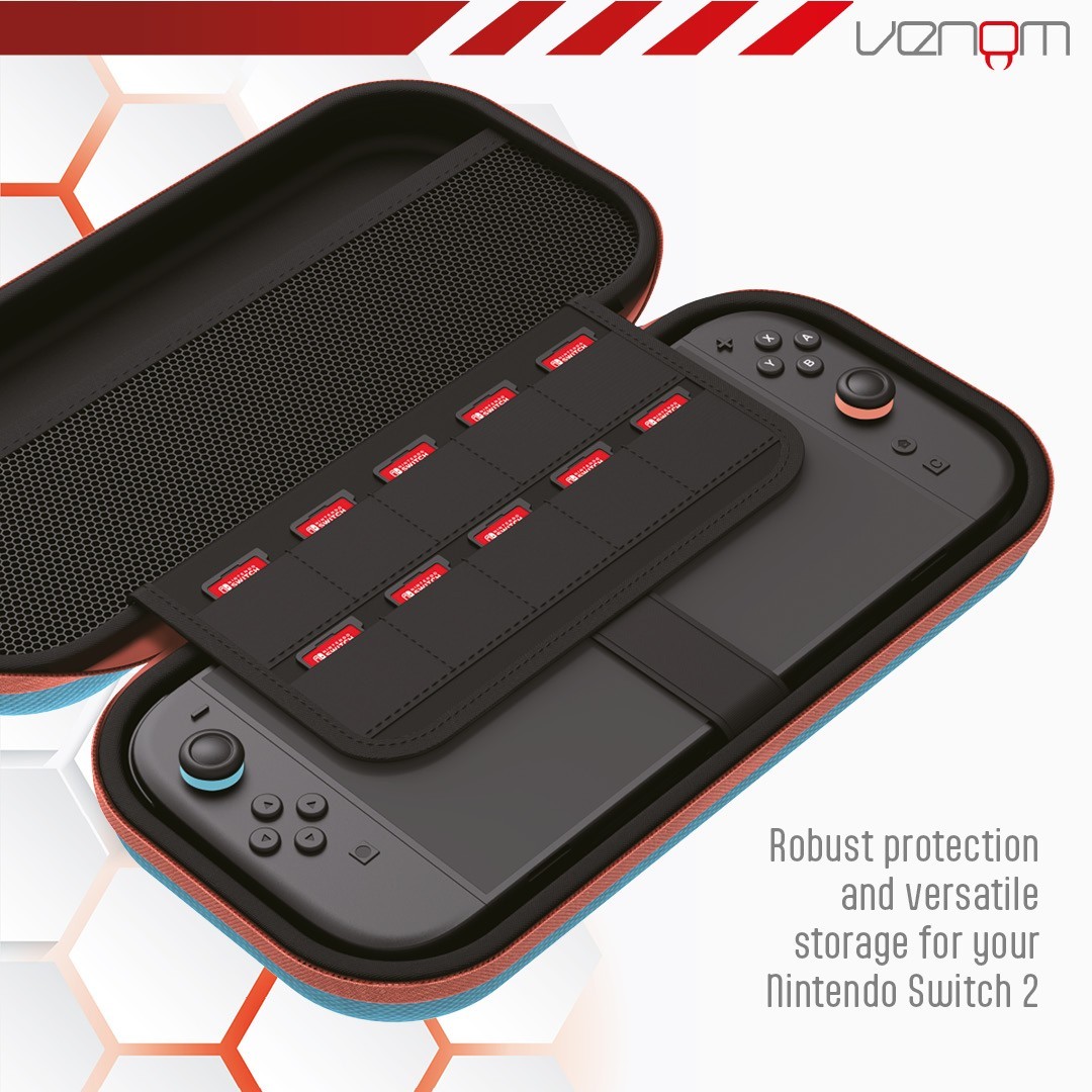 Venom Universal Carry Case bleu/rouge (Switch 2) (VS4955)