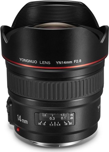 Yongnuo 14mm 2.8 pour Canon EF