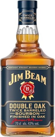 Jim Beam Double chêne deux fois barillet 700 ml