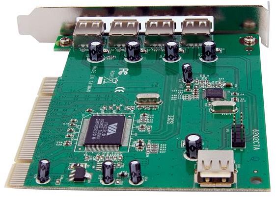 Carte USB PCI StarTech, 7x USB-A 2.0, PCI
