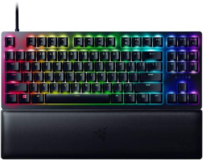 Razer Huntsman V2 TKL noir, LED RGB, Razer Linear Optical Gen-2 RED, USB, ES (RZ03-03940900-R311)