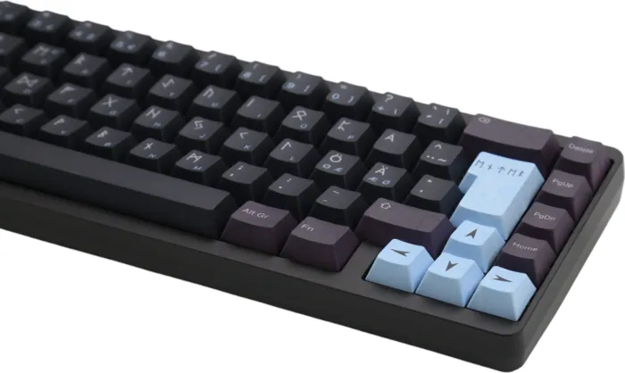 Clavier de jeu Varmilo Muse65 HE, Asgard, LED RGB, échangeable à chaud, magnétique Gateron KS-37B, USB, ND (A88A112H0A5A02A074)