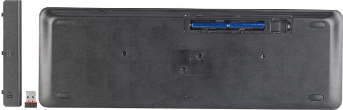 GeneralKeys Clavier sans fil multi-appareils noir, USB/Bluetooth, FR (PX2443)