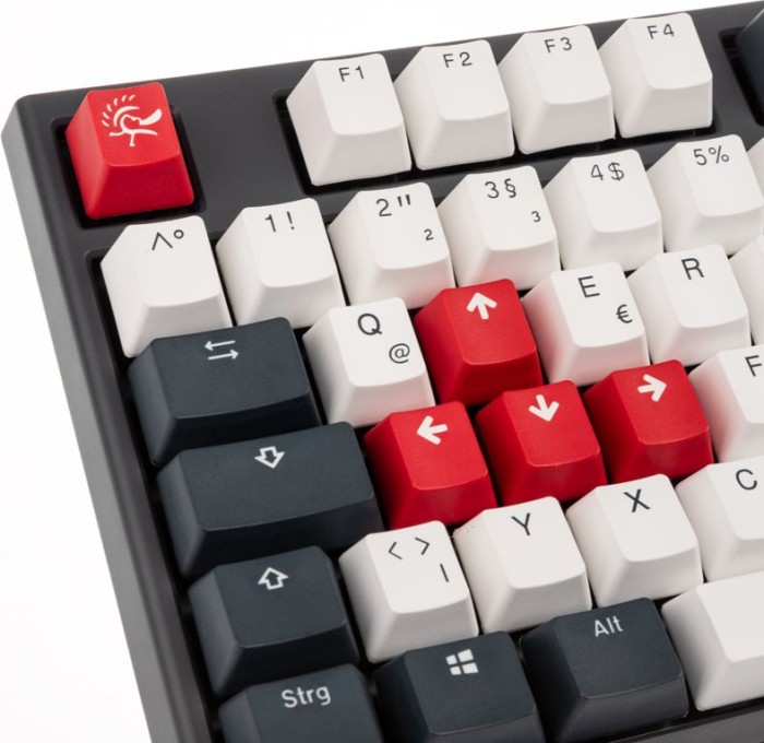 Smoking Ducky One 2 TKL, MX BLUE, USB, DE (DKON1887-CDEPDZZBX)