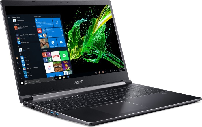 Acer Aspire 7 A715-42G-R3W7, noir, Ryzen 7 5700U, 16 Go RAM, SSD 1 To, GeForce RTX 3050 Ti, DE (NH.QDLEV.007)