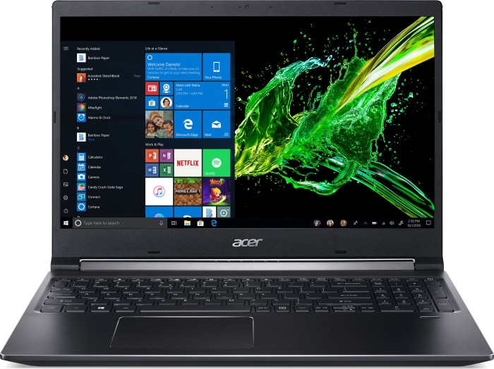Acer Aspire 7 A715-42G-R3W7, noir, Ryzen 7 5700U, 16 Go RAM, SSD 1 To, GeForce RTX 3050 Ti, DE (NH.QDLEV.007)