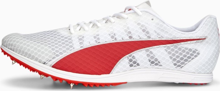 Puma evoSPEED Distance 11 puma blanc/puma rouge/argent métallique (Homme) (377961-03)