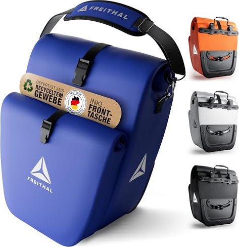 Sac à bagages Freithal 2en1+ avec poche avant bleu
