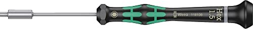 Wera Kraftform Micro 2069 Électronicien Tournevis hexagonal extérieur 1,5 x 60 mm (05118108001)