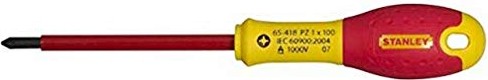 Tournevis Stanley FatMax VDE Pozidriv PZ1x100 mm (1-65-418)