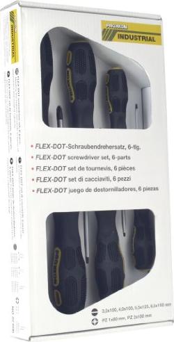 Jeu de tournevis Proxxon Flex-Dot, 6 pièces (22606)