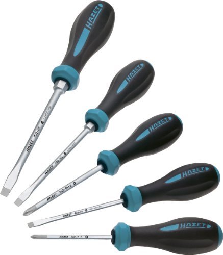 Jeu de tournevis Hazet 802/5 HEXAnamic, 5 pièces