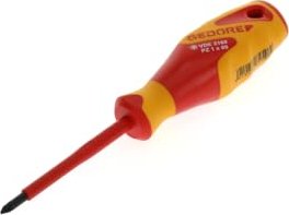 Tournevis Gedore VDE 2160 PZ 1 3K VDE Pozidriv PZ1x80 mm (1612182)