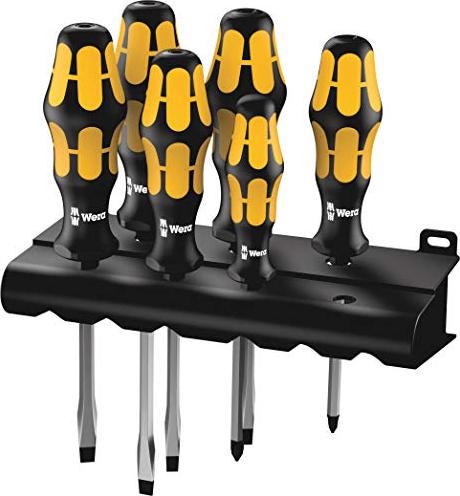 Wera Kraftform Plus Série 900 932 S/6 Jeu de tournevis, 6 pièces (05018283001)