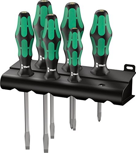 Wera Kraftform Plus série 300 334/355 SK/6 Jeu de tournevis, 6 pièces (05007681001)