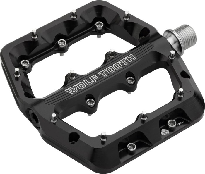 Wolf Tooth Waveform Small pédales noires (PDL-WF-SM-BLK)
