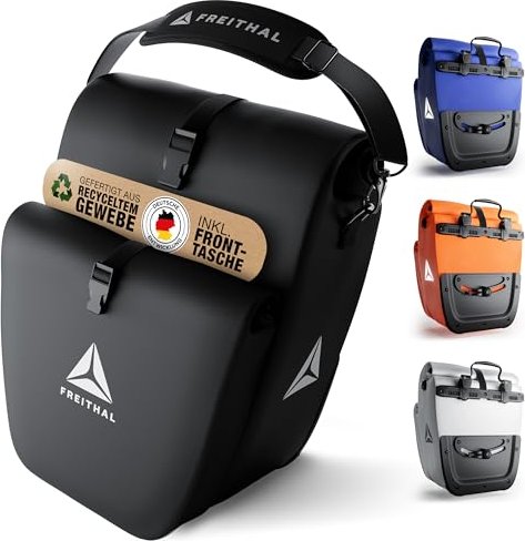 Sac à bagages Freithal 2en1+ avec poche avant noir