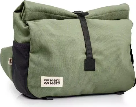 Sacoche de guidon MeroMero Piha vert cyprès/cuir crème (S00401-025)